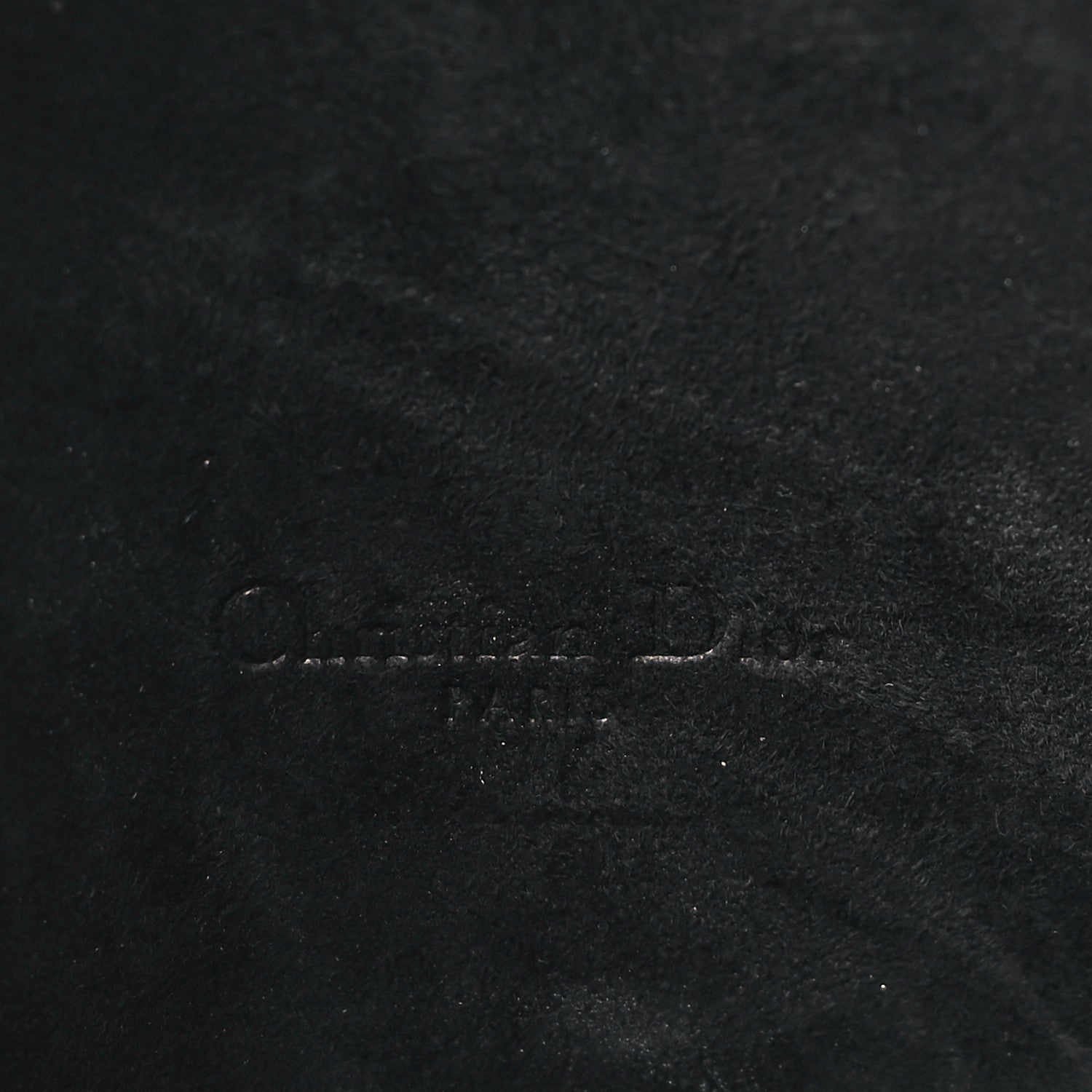 Christian Dior Grained Calfskin Caro Double Pouch Black 6 of 9