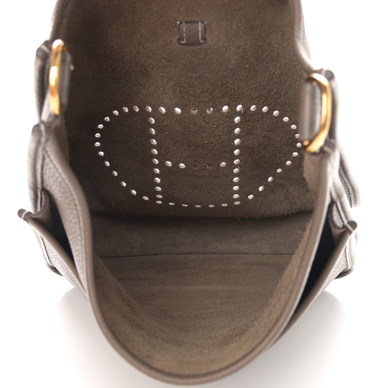 Hermes Taurillon Clemence Evelyne III PM Etoupe 5 of 16