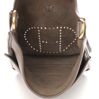 Hermes Taurillon Clemence Evelyne III PM Etoupe 5 of 16