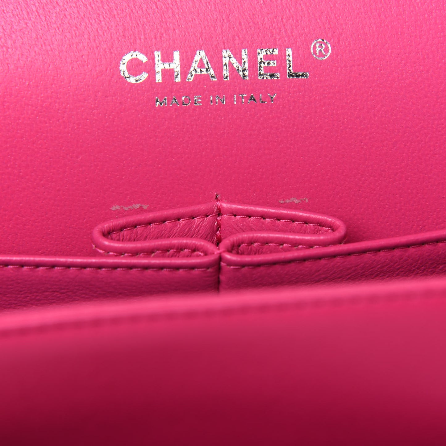 Lambskin Quilted Jumbo Double Flap Dark Pink