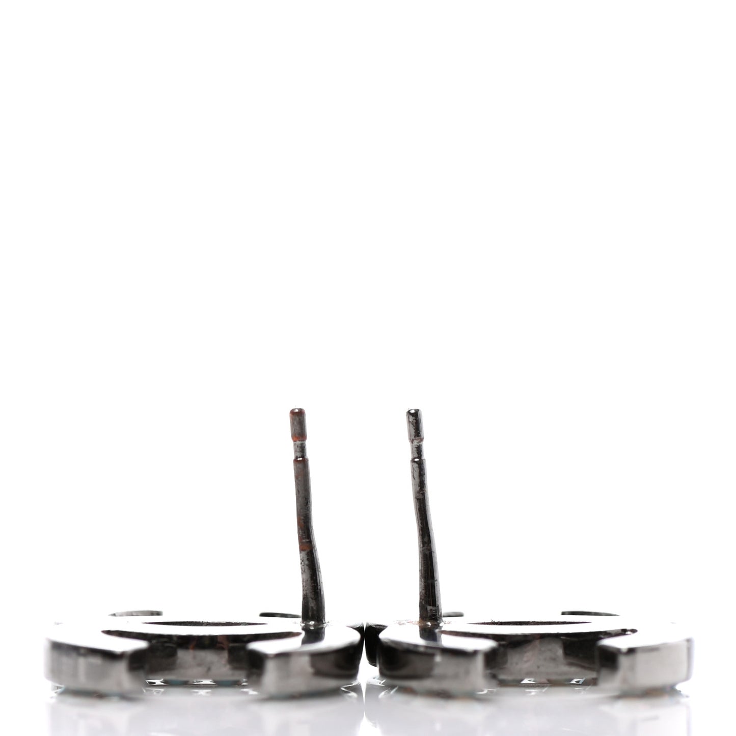 Ruthenium Crystal CC Earrings