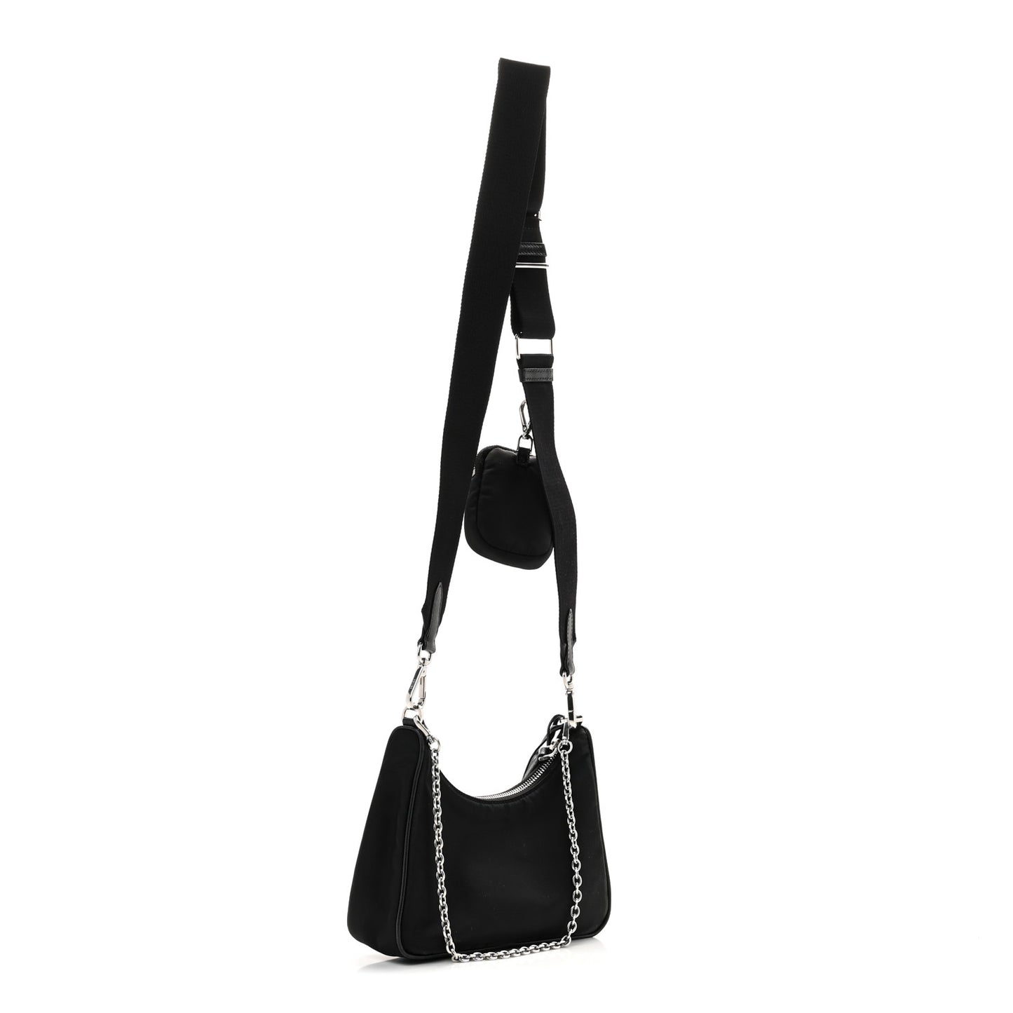Nylon Re-Edition 2005 Shoulder Bag Black