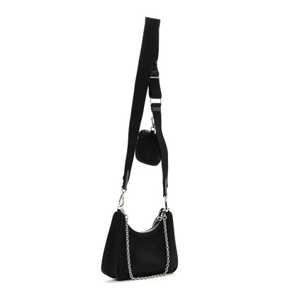 Prada Nylon Re-Edition 2005 Shoulder Bag Black 3 of 13