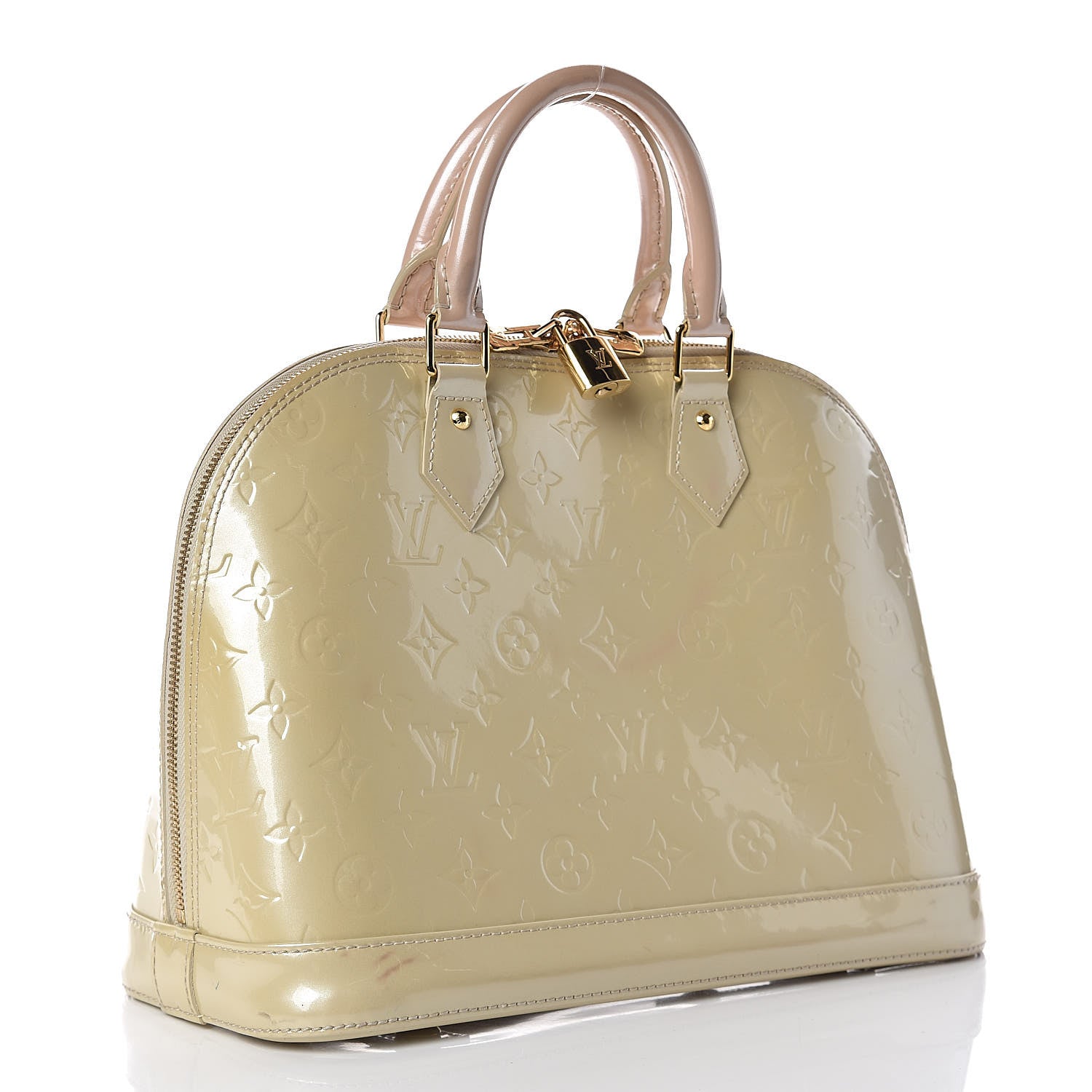 Louis Vuitton Vernis Alma PM Blanc Corail 3 of 16