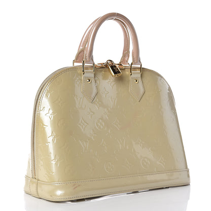 Louis Vuitton Vernis Alma PM Blanc Corail 3 of 16