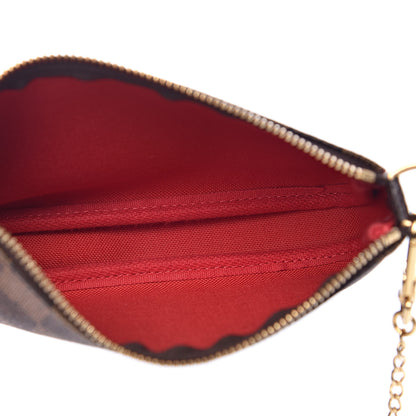 Louis Vuitton Damier Ebene Mini Pochette Accessories 5 of 8