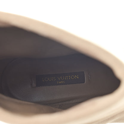 Louis Vuitton Suede Secrecy Ankle Boots 37.5 Taupe 7 of 9