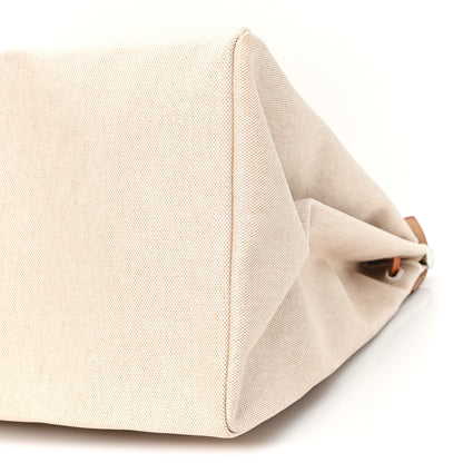 Hermes Toile Vache Calfskin Herbag 50 Natural 9 of 11
