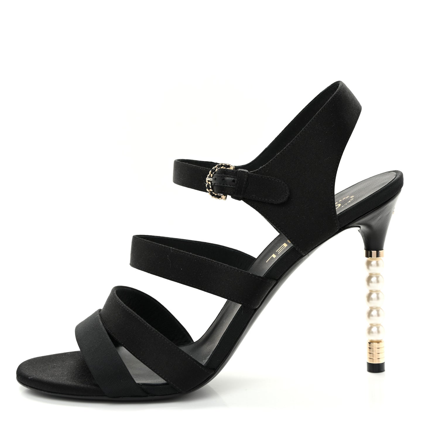 Kid Suede Pearl Sandals 42 Black