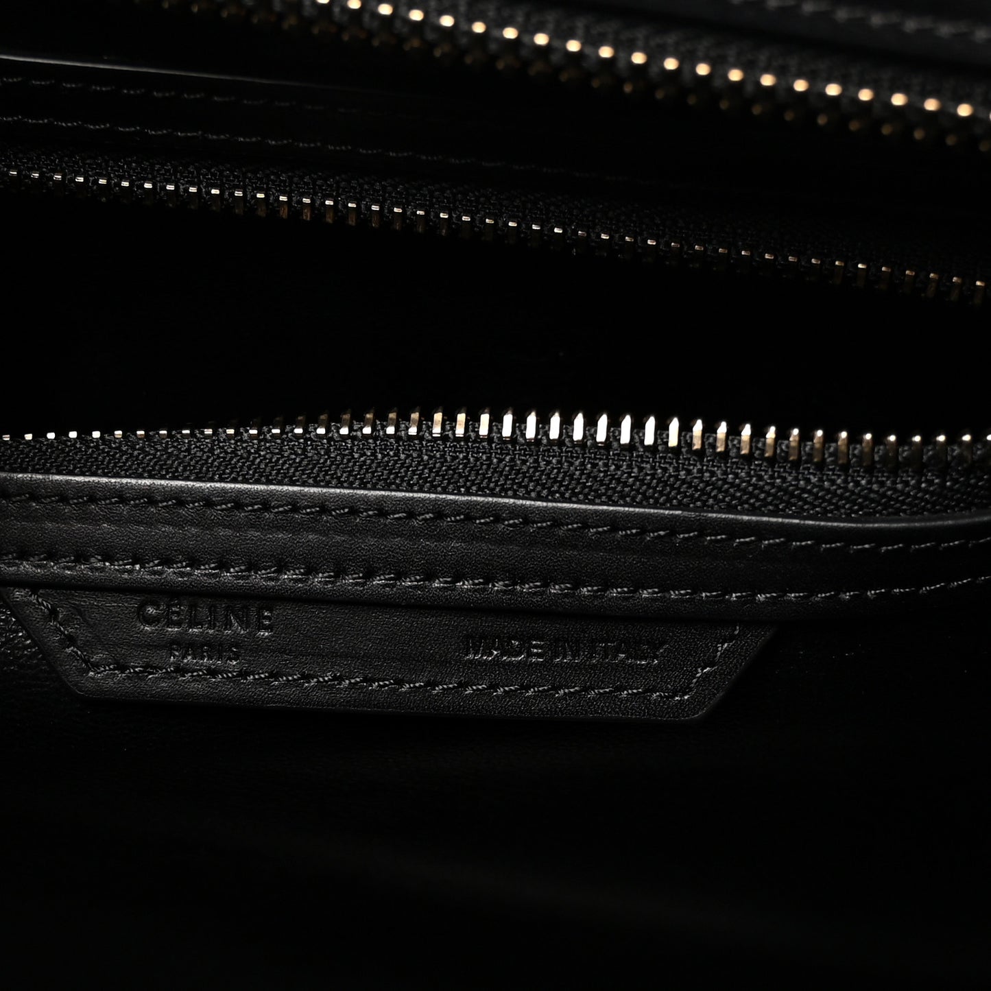 Satin Calfskin Mini Tri-Color Luggage Dark Grey