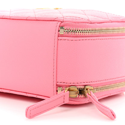 Chanel Caviar Quilted Pick Me Up Mini Vanity Case Pink 9 of 19