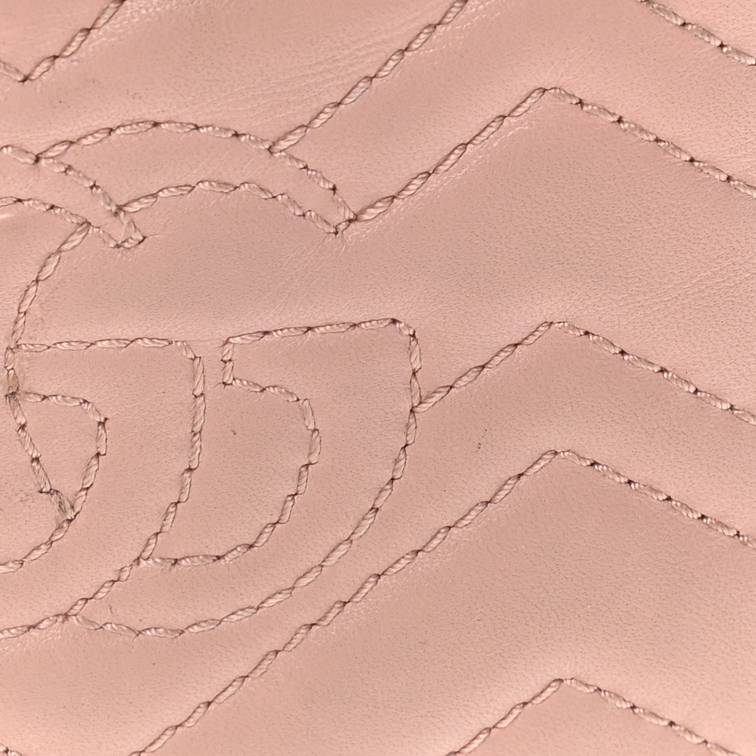 Gucci Calfskin Matelasse GG Marmont Card Case Wallet Perfect Pink 16 of 16