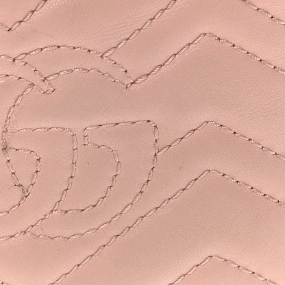 Gucci Calfskin Matelasse GG Marmont Card Case Wallet Perfect Pink 16 of 16