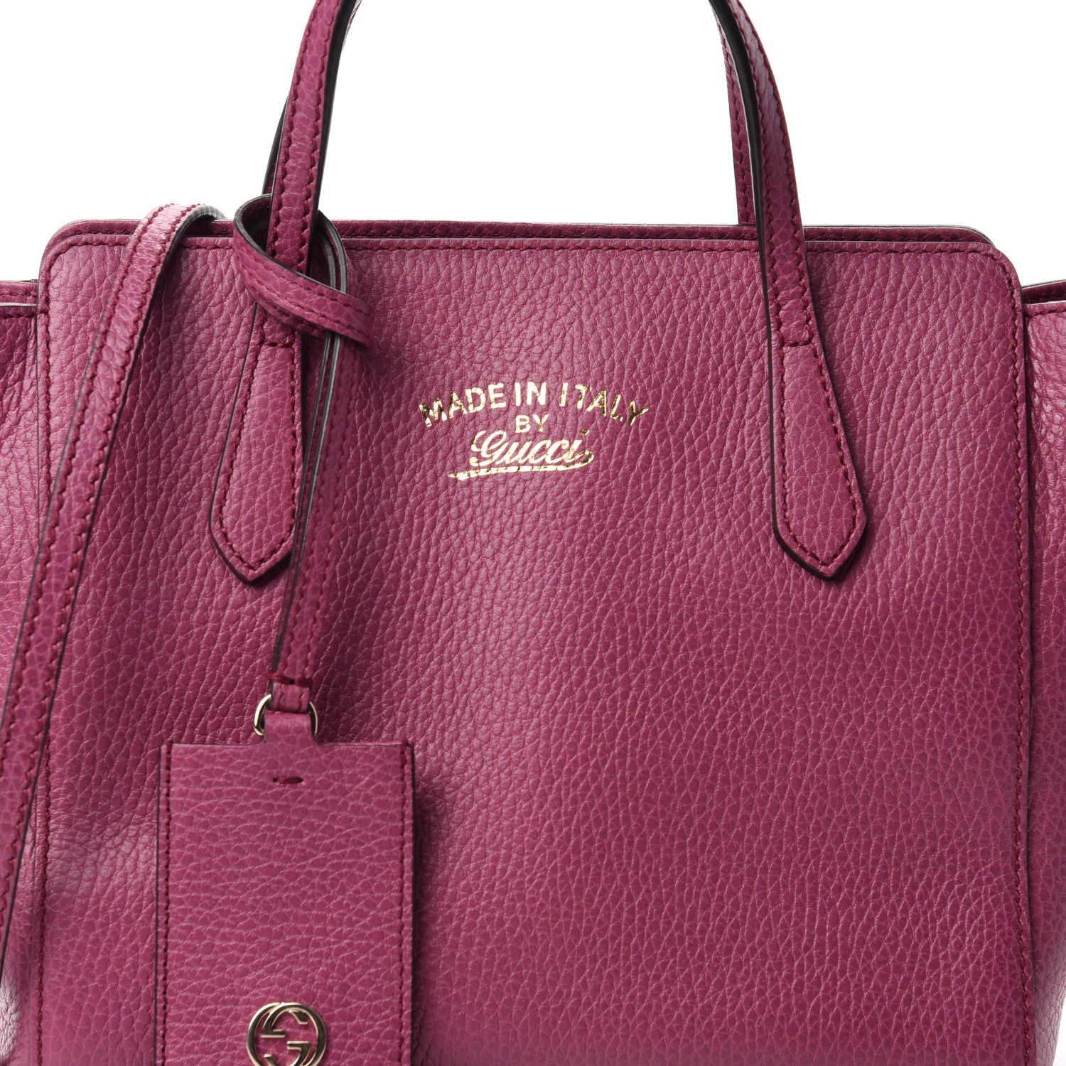 Gucci Dollar Calfskin Mini Swing Top Handle Bag Peonia Flower 9 of 9