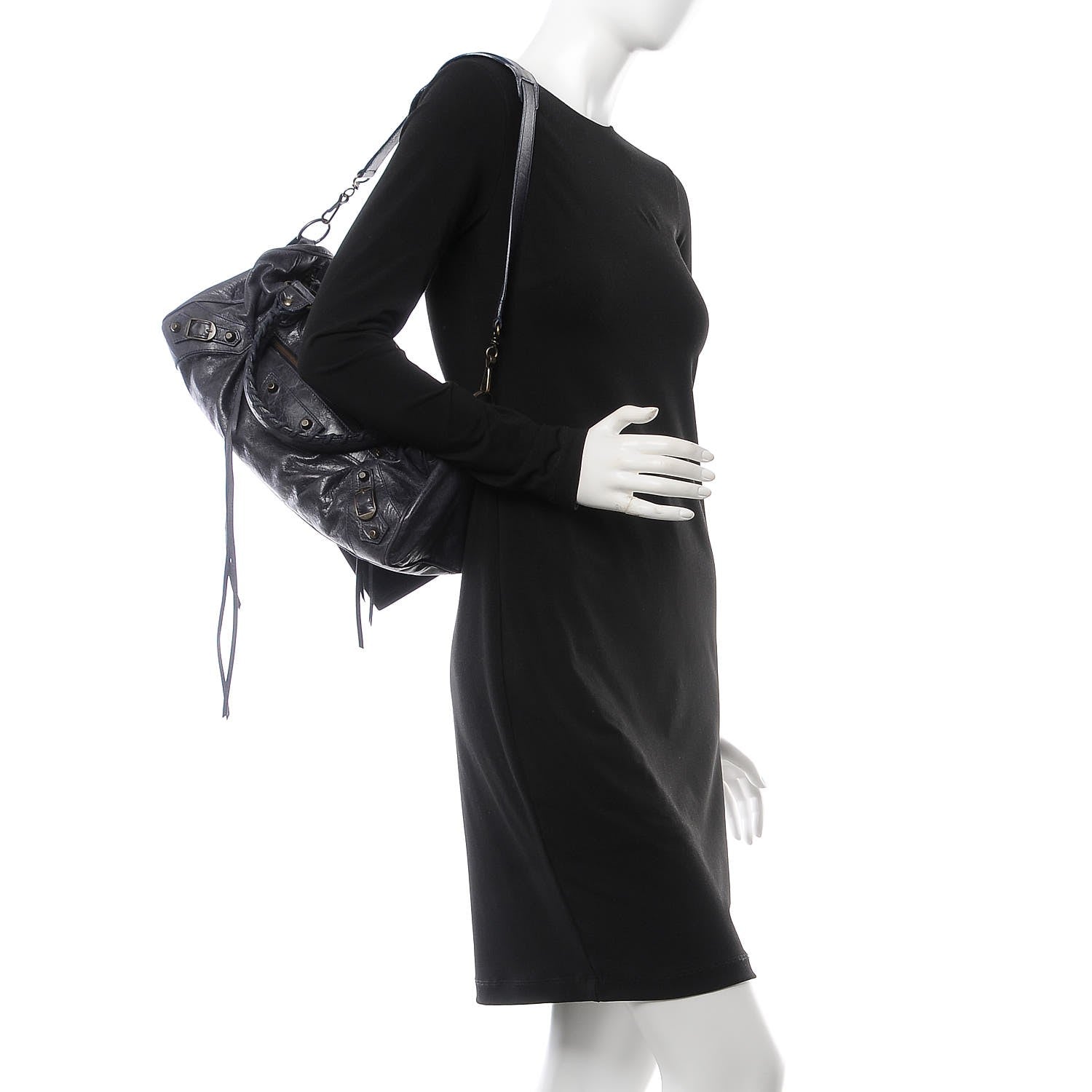 Balenciaga Chevre Classic Hardware Twiggy Ink 2 of 10