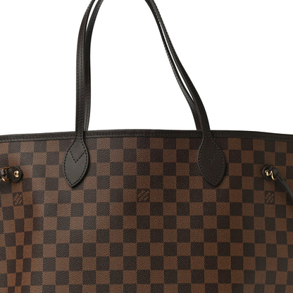 Louis Vuitton Damier Ebene Neo Neverfull MM Rose Ballerine 8 of 12