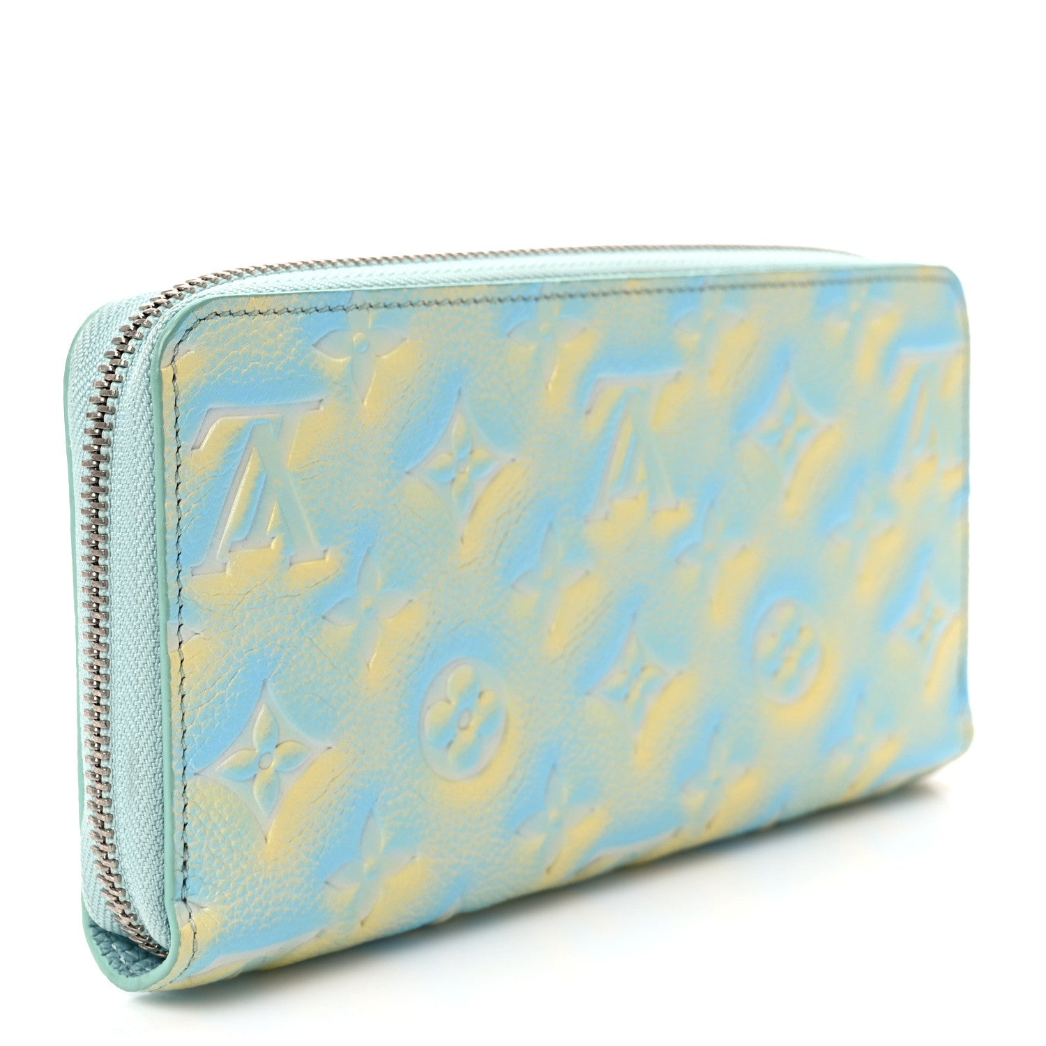 Louis Vuitton Empreinte Monogram Summer Stardust Zippy Wallet Water Green 3 of 7