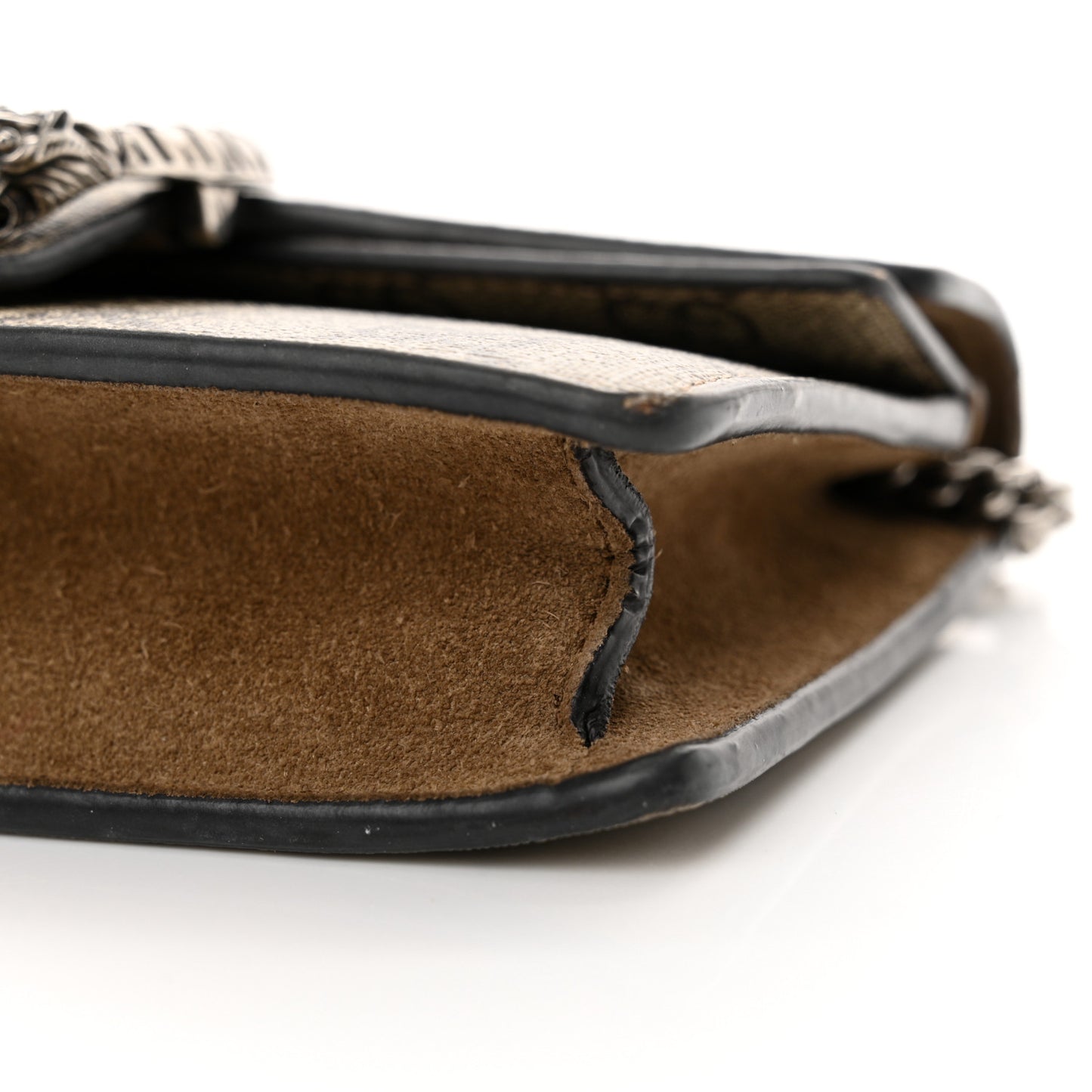 GG Supreme Monogram Super Mini Dionysus Shoulder Bag Taupe