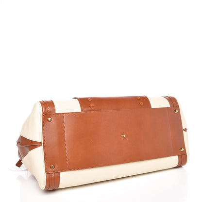 Chloe Calfskin Large Alice Satchel Husky White Tan 4 of 9