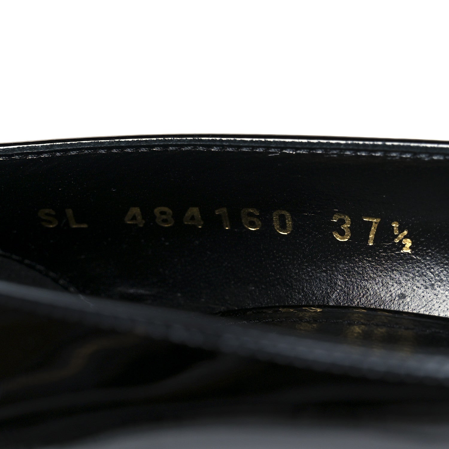 Saint Laurent Patent Opyum 85 Pumps 37.5 Black 9 of 10