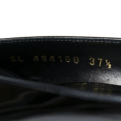 Saint Laurent Patent Opyum 85 Pumps 37.5 Black 9 of 10
