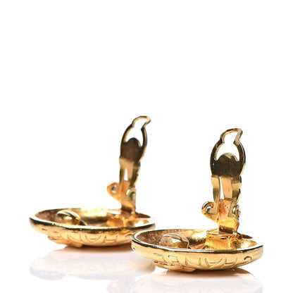 Chanel Coco Clip On Earrings Gold 4 of 4
