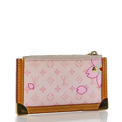 Louis Vuitton Monogram Cherry Blossom Key Pouch Pink 3 of 6