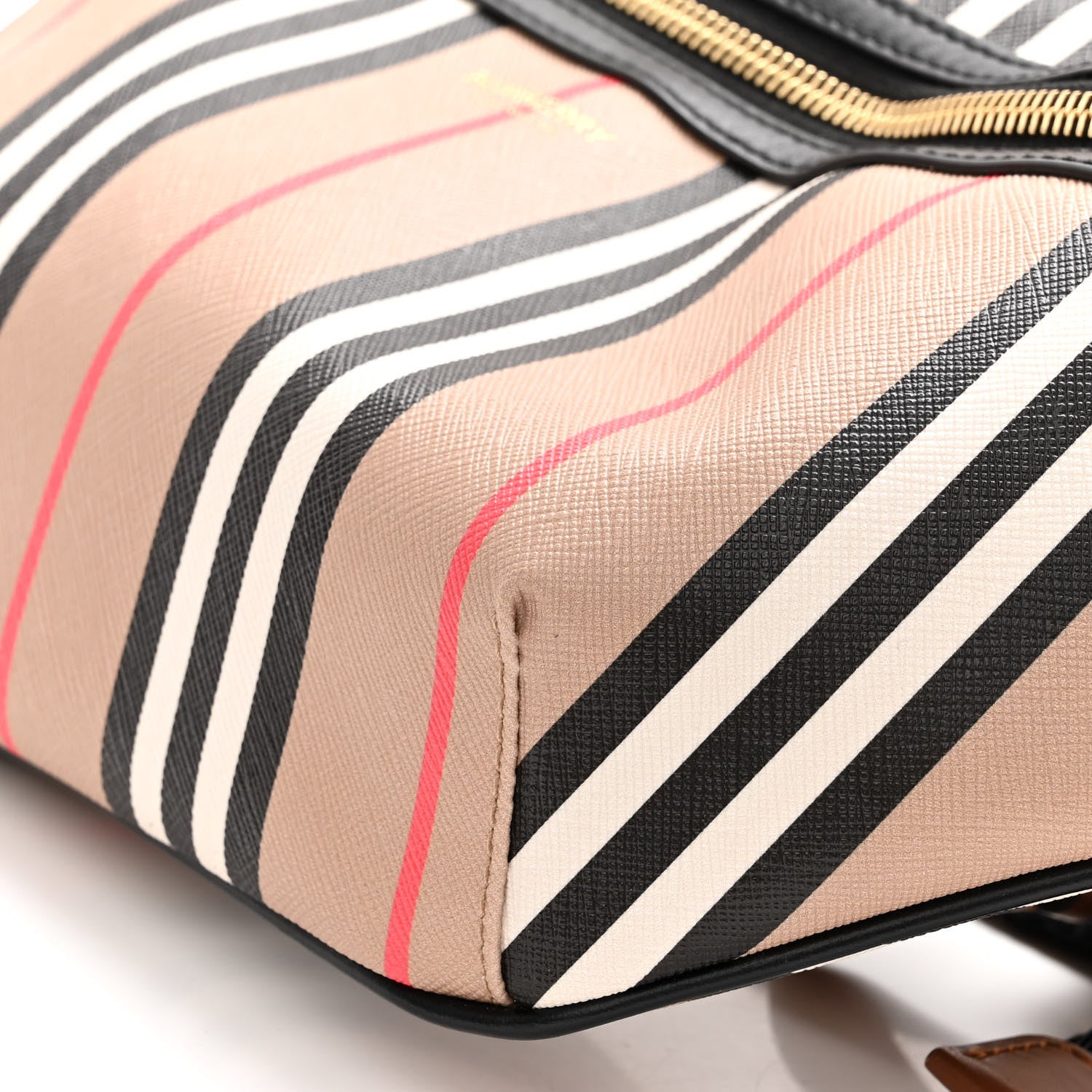Burberry E-Canvas Icon Stripe Sonny Bum Bag Archive Beige 10 of 10