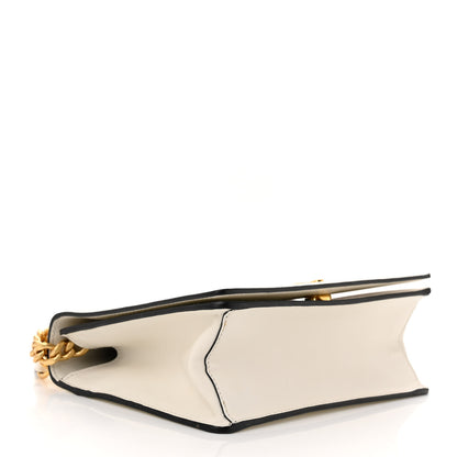 Prada Saffiano Chain Shoulder Bag White 4 of 10