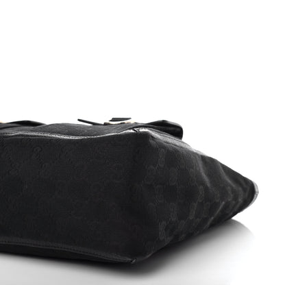 Gucci Monogram Abbey D Ring Tote Black 9 of 11