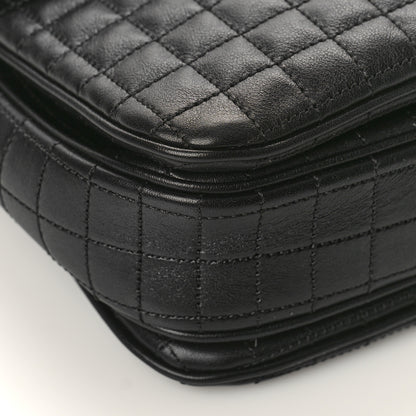 Celine Calfskin Quilted Medium C Bag Black 7 of 8