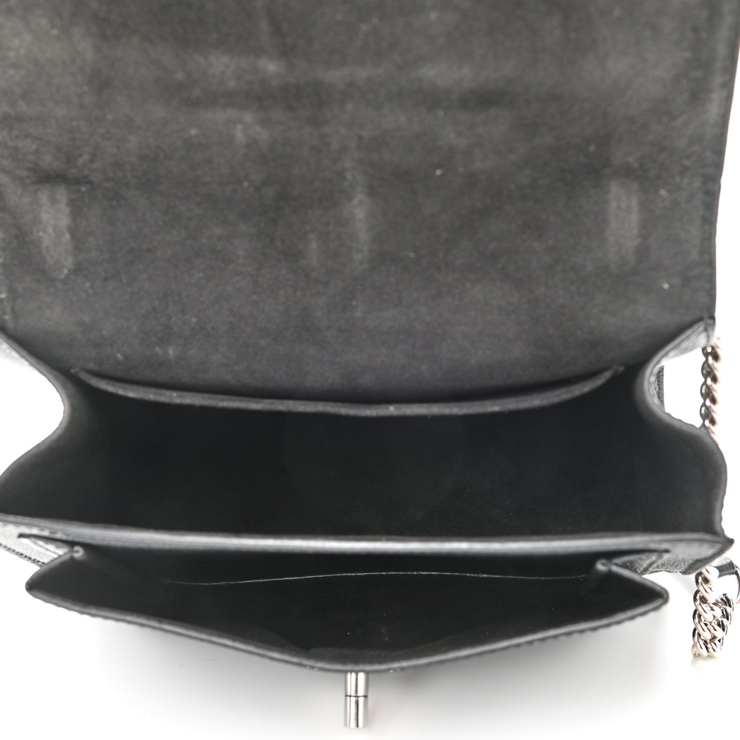 Soft Calfskin Mylockme Chain Bag BB Black