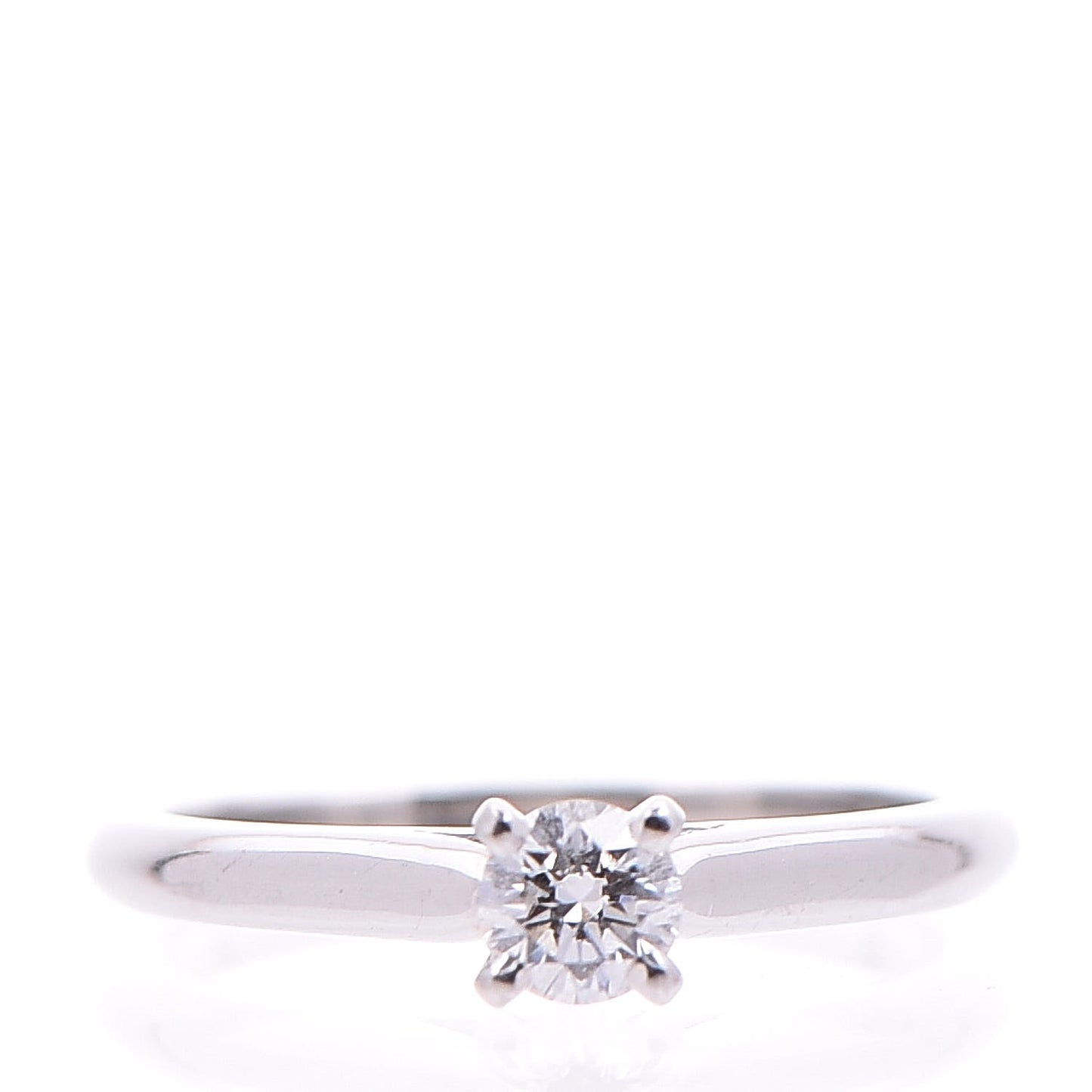 Platinum .22ct Diamond Solitaire Engagement Ring 48 4.5