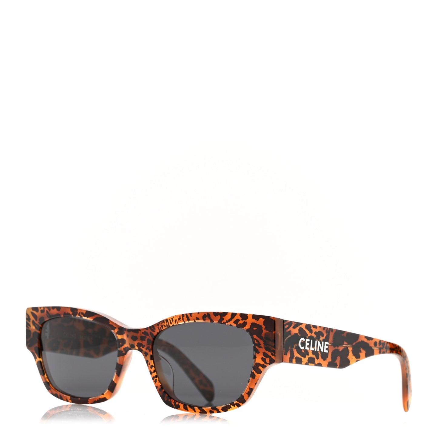 Acetate Square Sunglasses CL40197U Leopard Havana