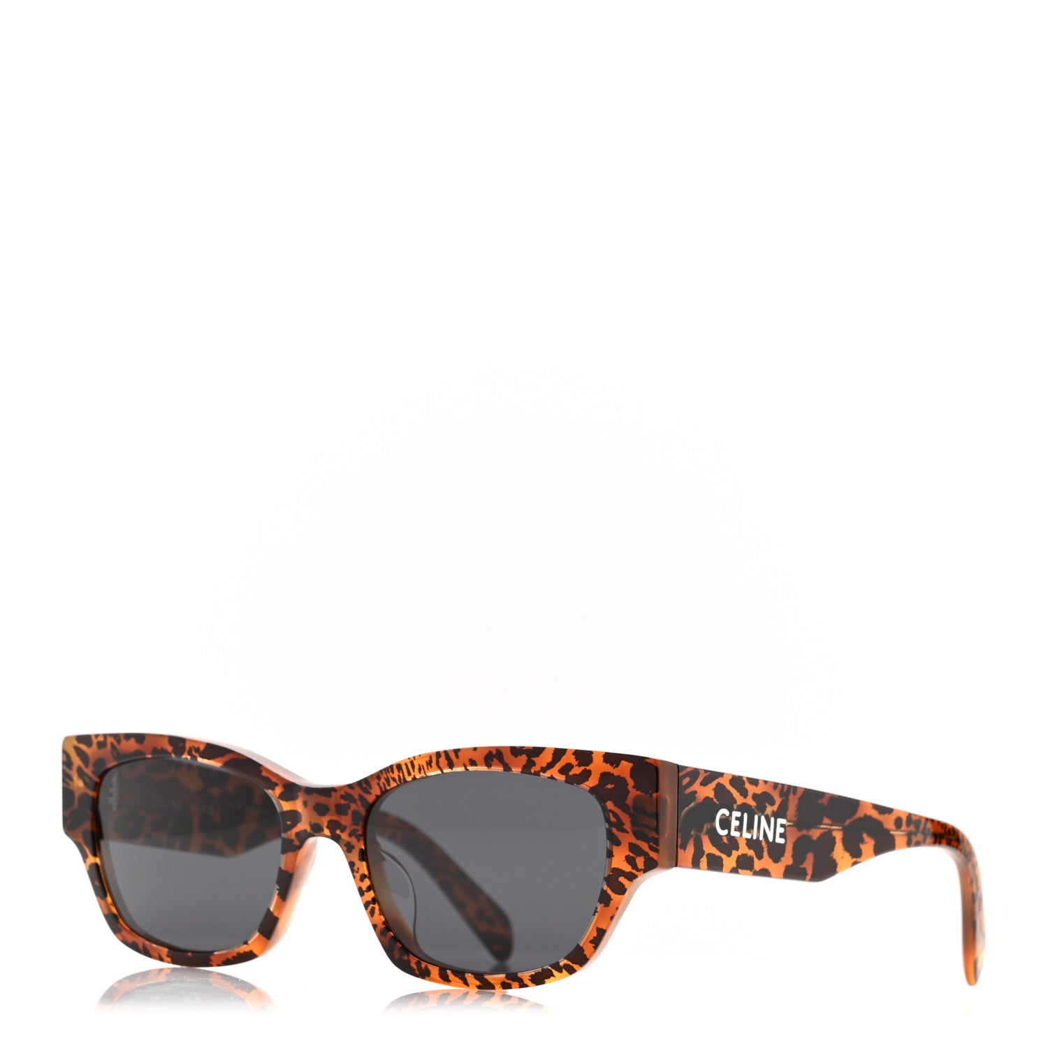 Celine Acetate Square Sunglasses CL40197U Leopard Havana 1 of 7