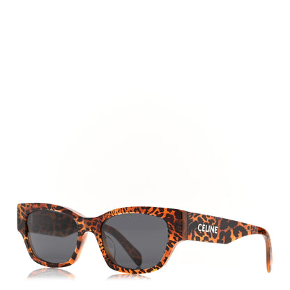 Celine Acetate Square Sunglasses CL40197U Leopard Havana 1 of 7