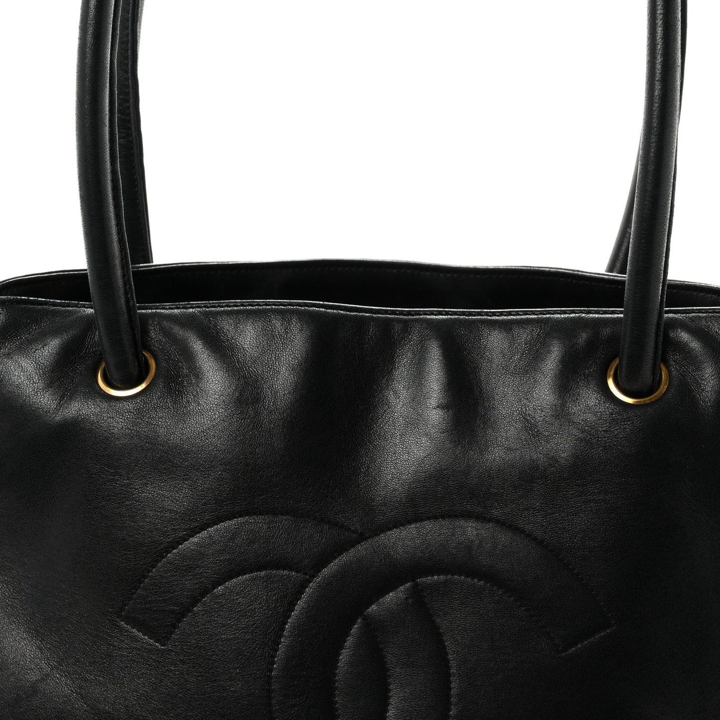Lambskin CC Shoulder Bag Black
