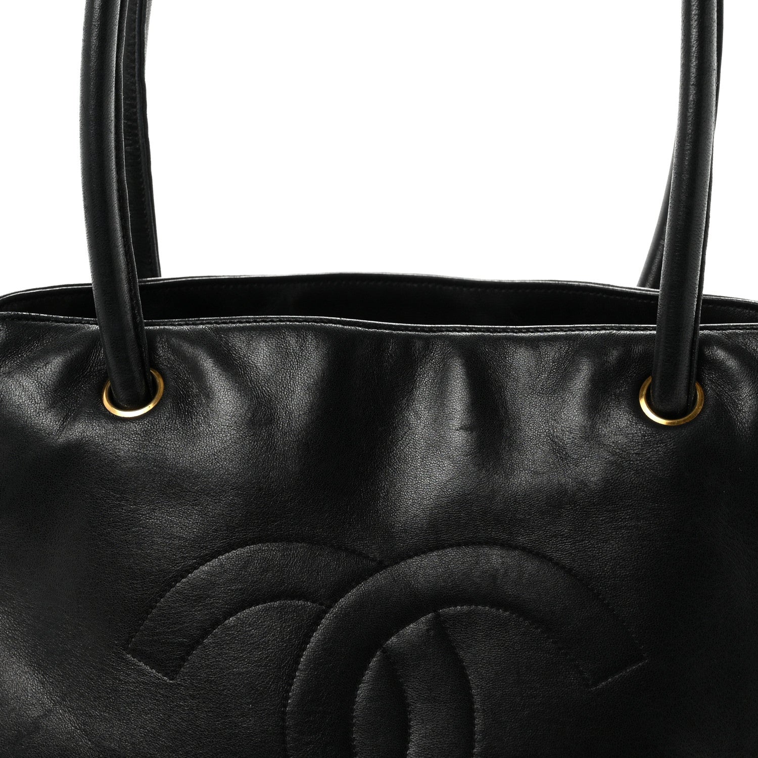 Chanel Lambskin CC Shoulder Bag Black 8 of 11