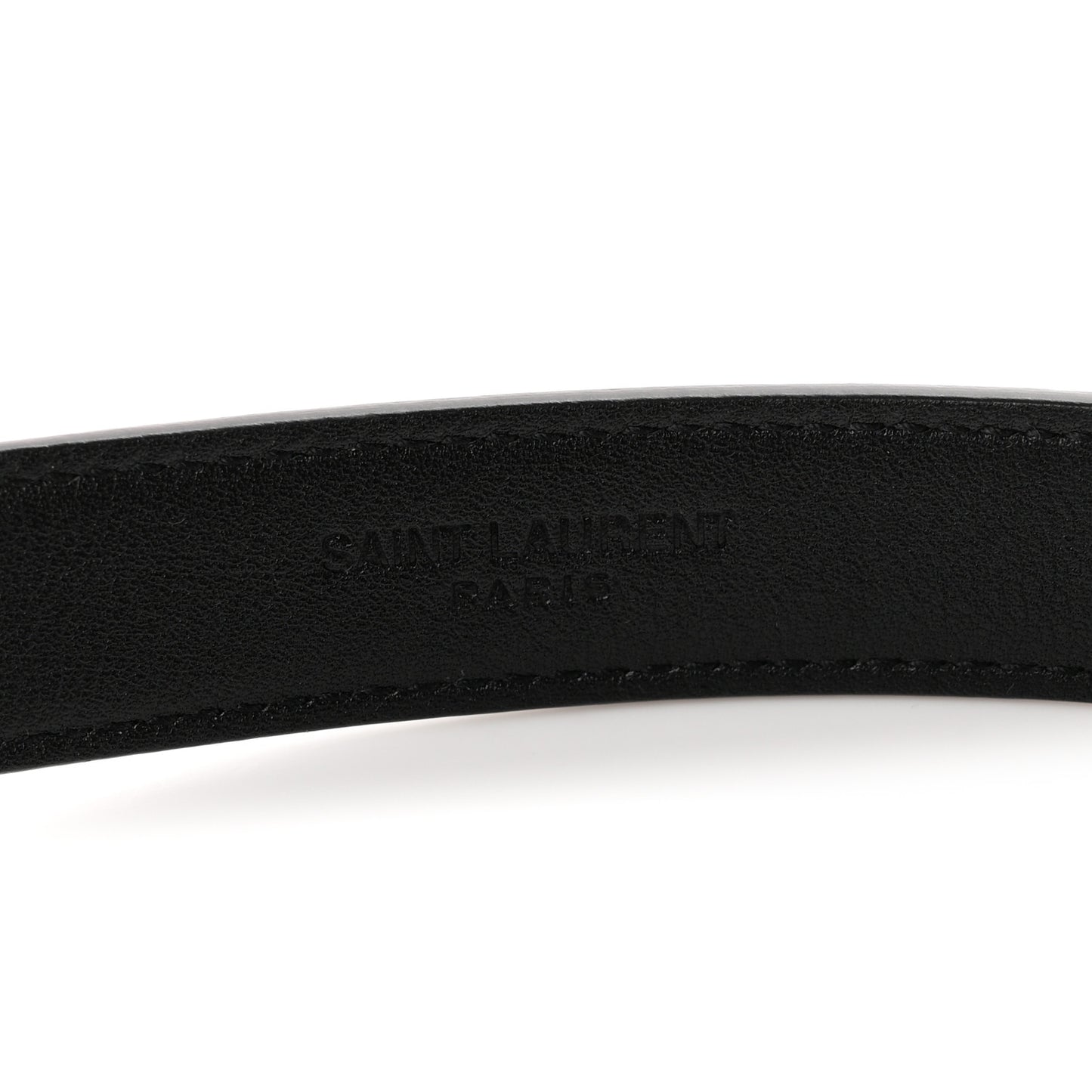 Smooth Calfskin Monogram Square Buckle Belt 70 28 Black