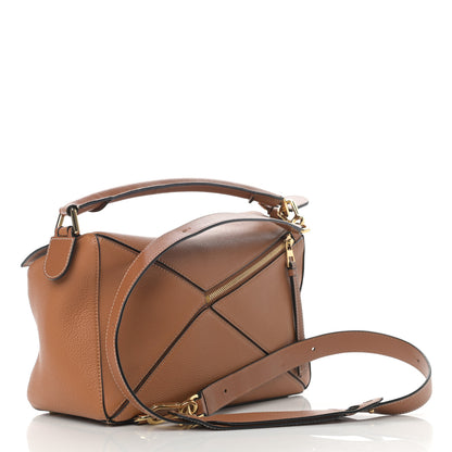Loewe Calfskin Medium Puzzle Bag Tan 3 of 12