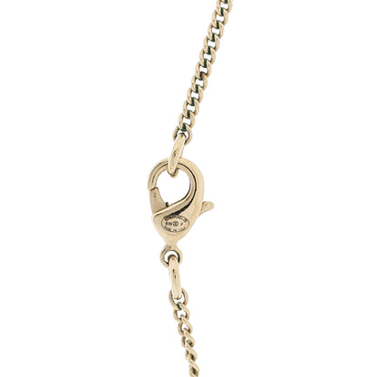 Chanel Baguette Crystal High Society CC Pendant Necklace Gold 4 of 6
