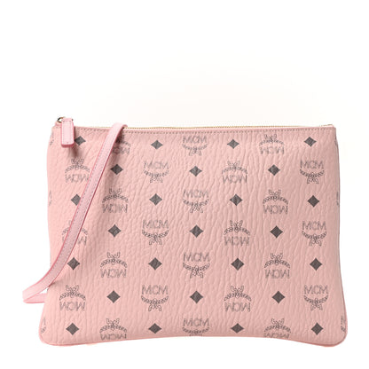 MCM Visetos Medium Crossbody Pouch Powder Pink 1 of 10