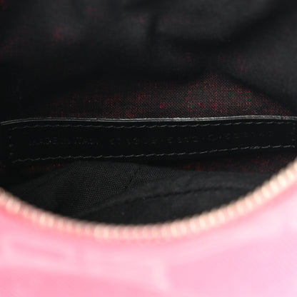 Balenciaga Denim BB Monogram Le Cagole Shoulder Bag XS Pink 8 of 11
