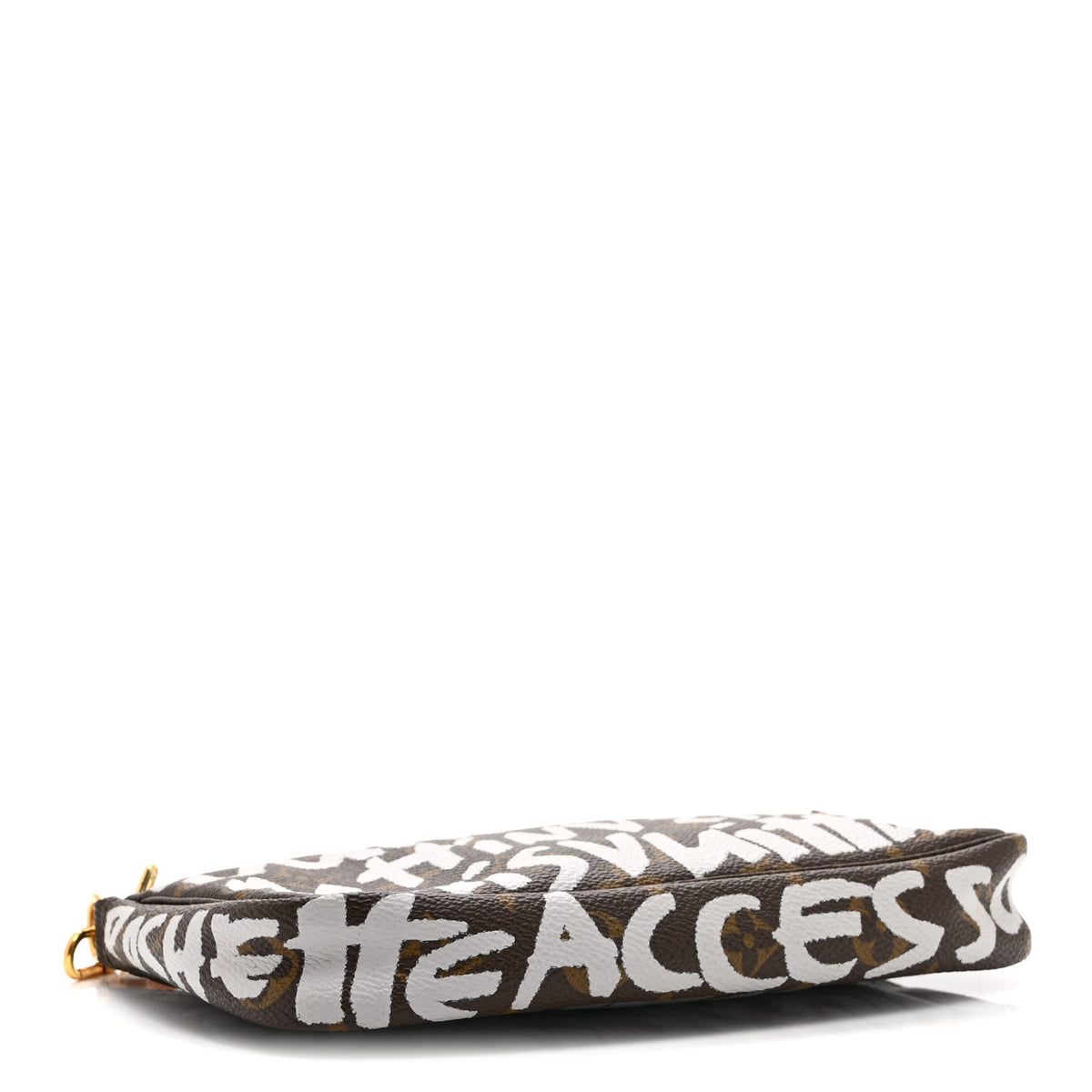 Louis Vuitton Monogram Graffiti Pochette Accessories Silver 4 of 10