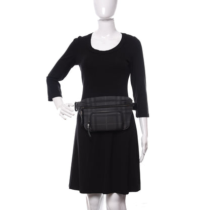 Burberry London Check Bum Bag Dark Charcoal 2 of 8