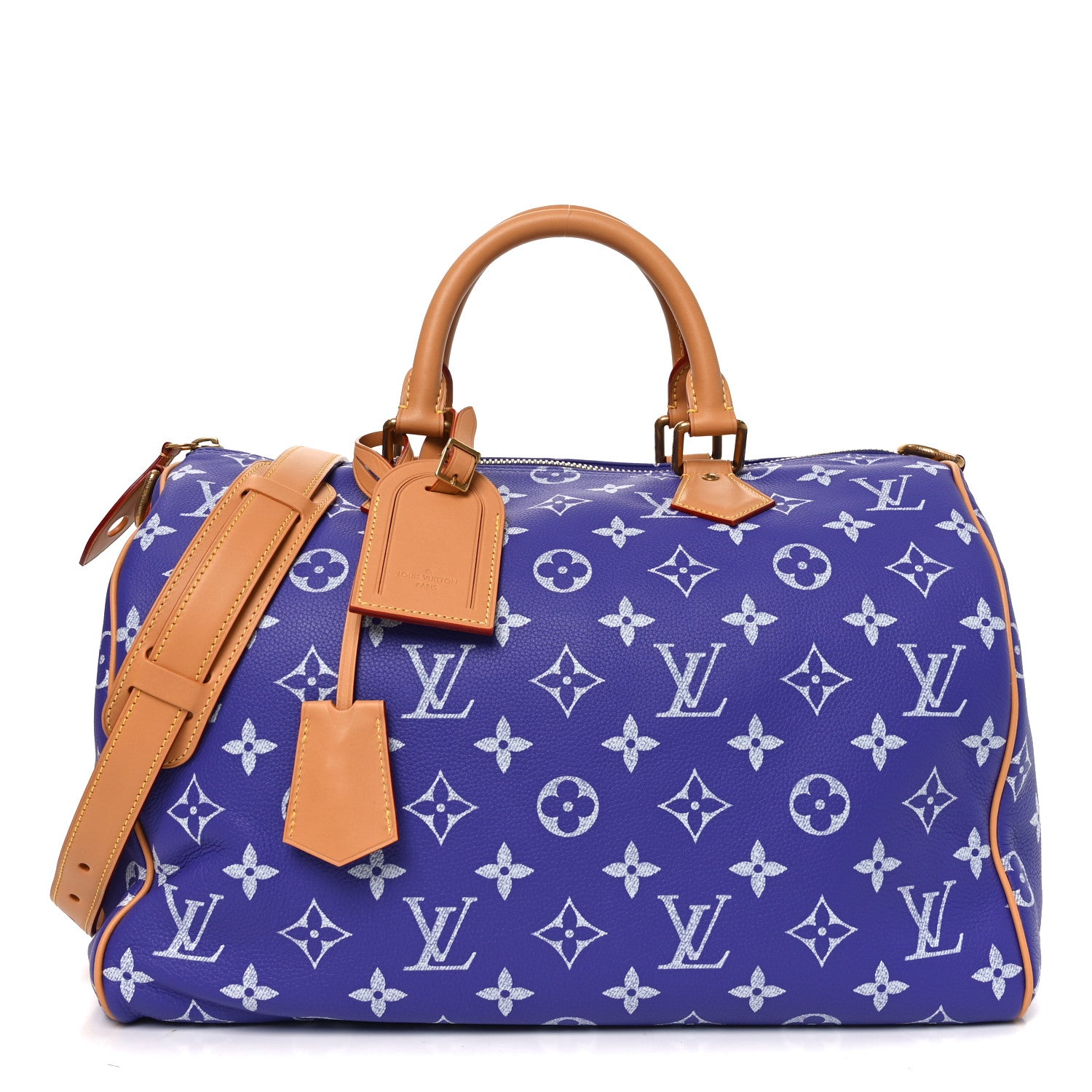 Louis Vuitton Calfskin Monogram Speedy P9 Bandouliere 40 Amethyst 1 of 12
