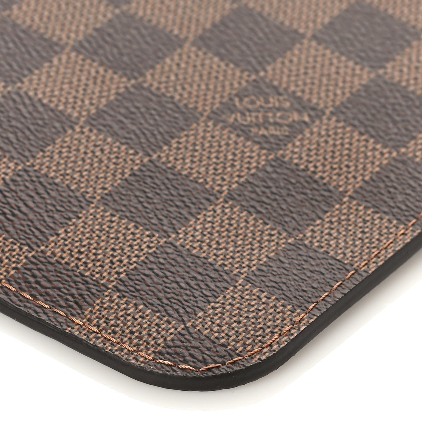 Damier Ebene Neverfull MM GM Pochette Rose Ballerine