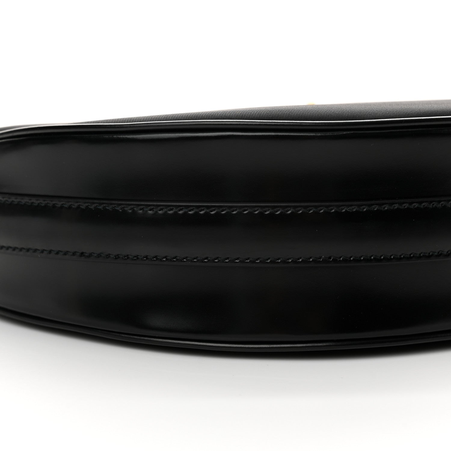 Prada Re-Nylon Spazzolato Small Arque Shoulder Bag Black 8 of 9