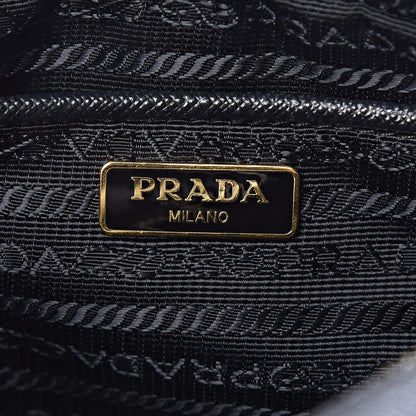 Prada Saffiano Mini Camera Crossbody Bag Black 6 of 9