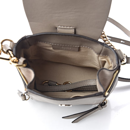 Chloe Suede Calfskin Mini Faye Backpack Motty Grey 5 of 10